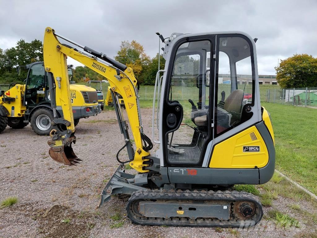 Wacker Neuson ET18 Kāpurķēžu ekskavatori