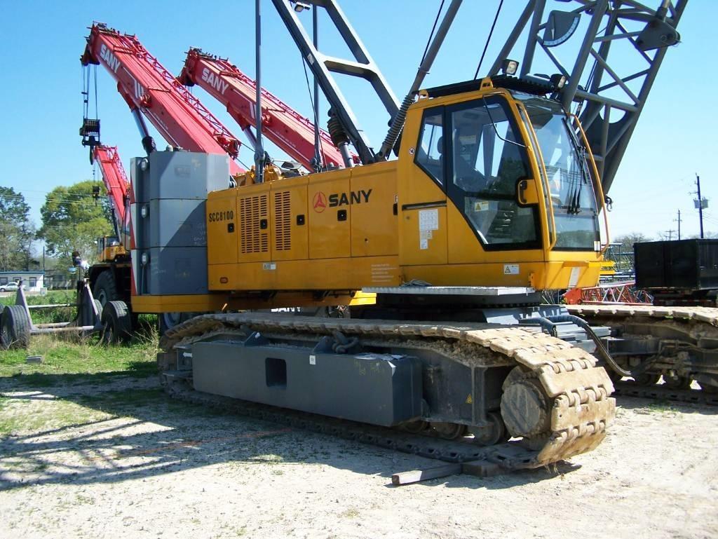 Sany SCC 8100 Kāpurķēžu ceļamkrāni