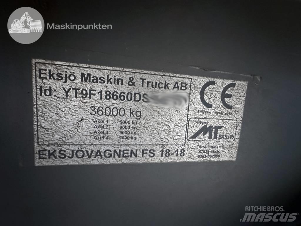  Eksjövagnen FS 18-18 Skaidu pārvadāšanas treileri