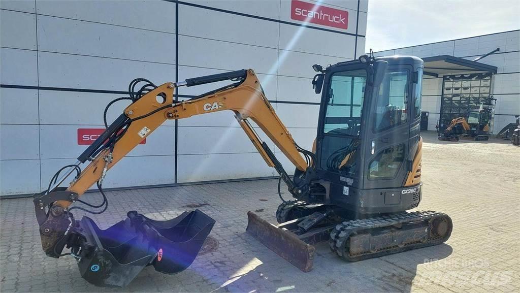 CASE CX26C Ekskavatori uz riteņiem