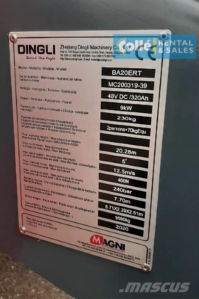 Magni BA20ERT | 2020 Strēles pacēlāji