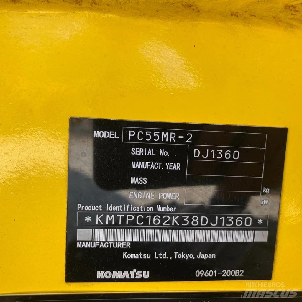Komatsu PC 55 Kāpurķēžu ekskavatori
