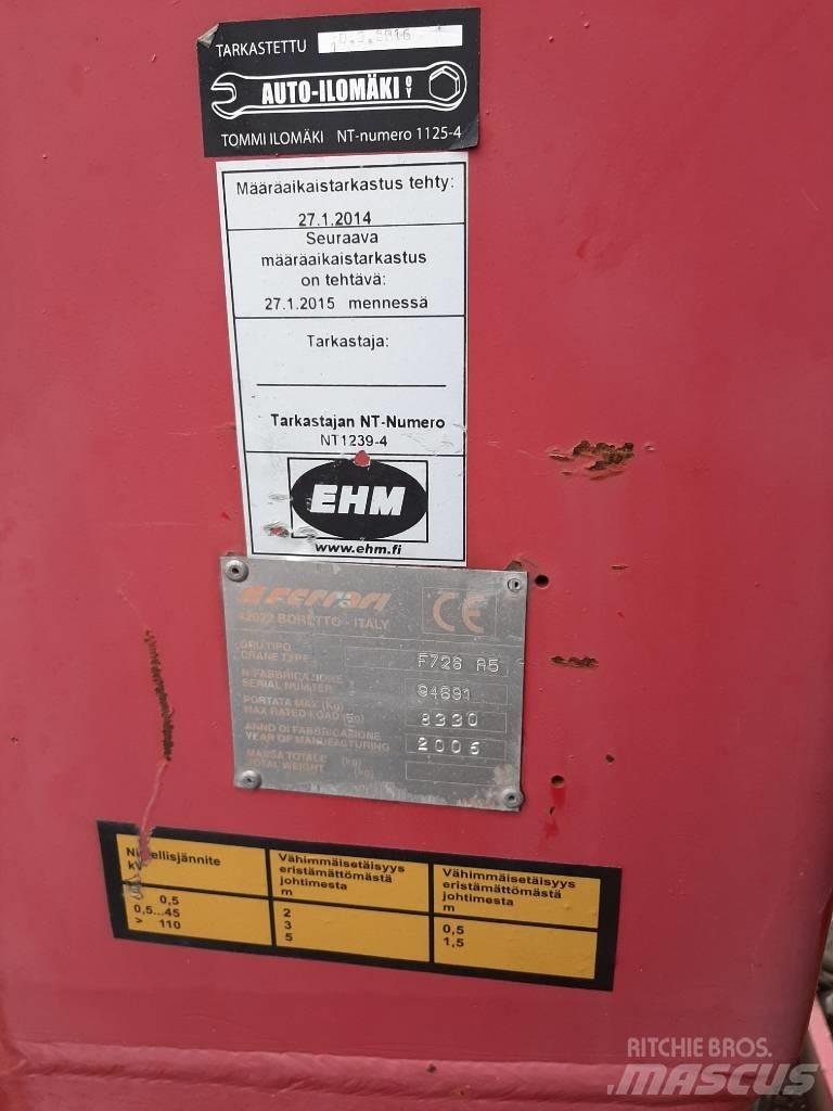 Scania R 124 Smagās mašīnas ar celtni