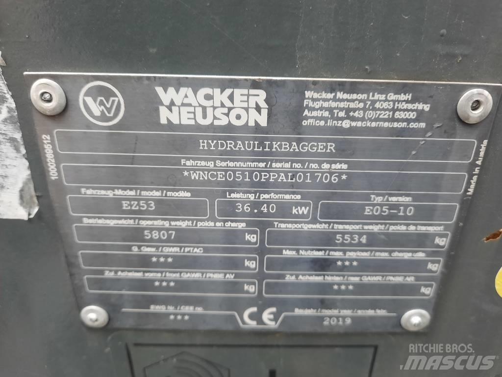 Wacker Neuson EZ 53 Mini ekskavatori < 7 t