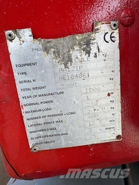 Haulotte HA 12 IP Strēles pacēlāji