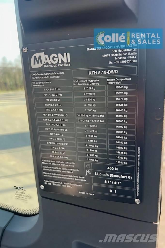 Magni RTH 5.18 | 2024 Teleskopiskie manipulatori