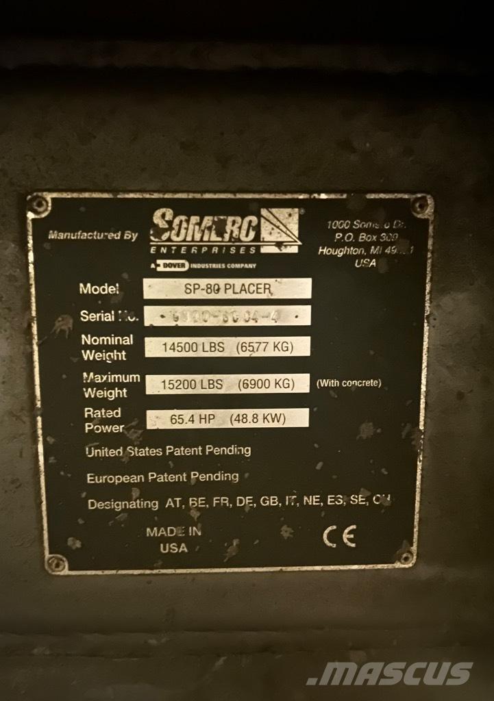 Somero SP-80 (#1105) Betona maisītājs