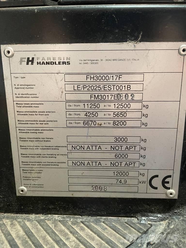 Faresin FH3000/17 Teleskopiskie manipulatori