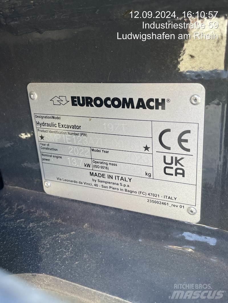 Eurocomach 19ZT Mini ekskavatori < 7 t