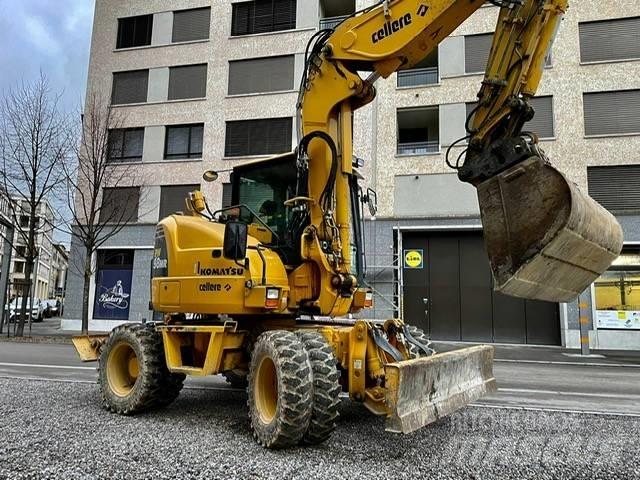 Komatsu PW 98 MR Ekskavatori uz riteņiem