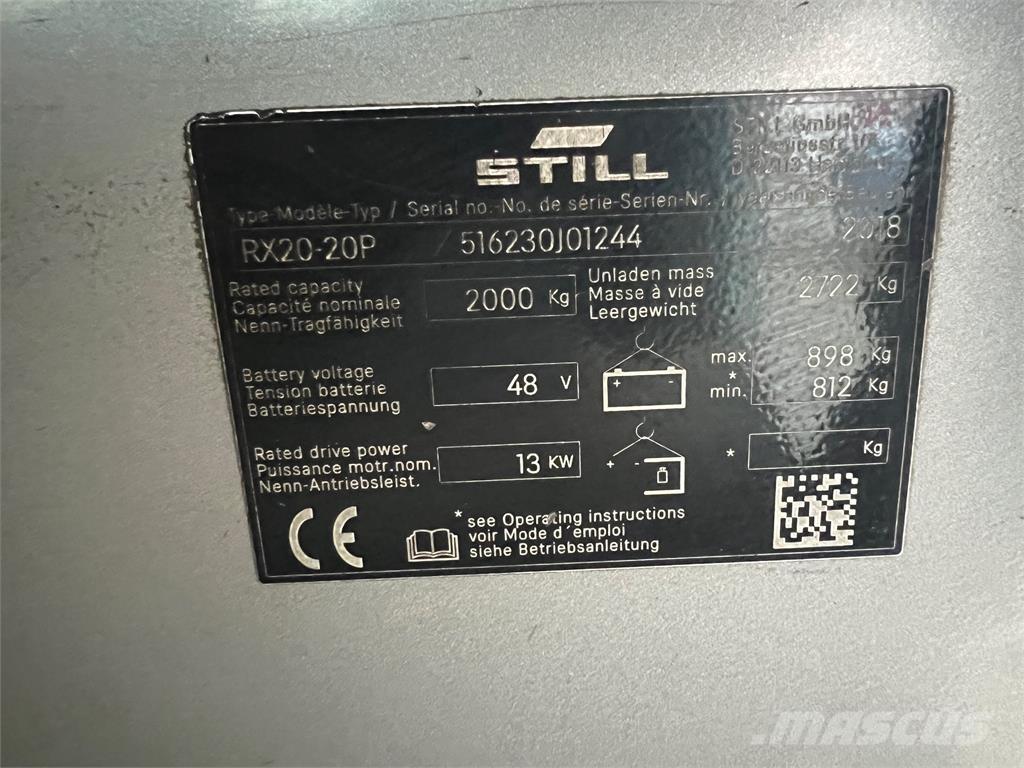 Still RX20-20P Elektriskie iekrāvēji
