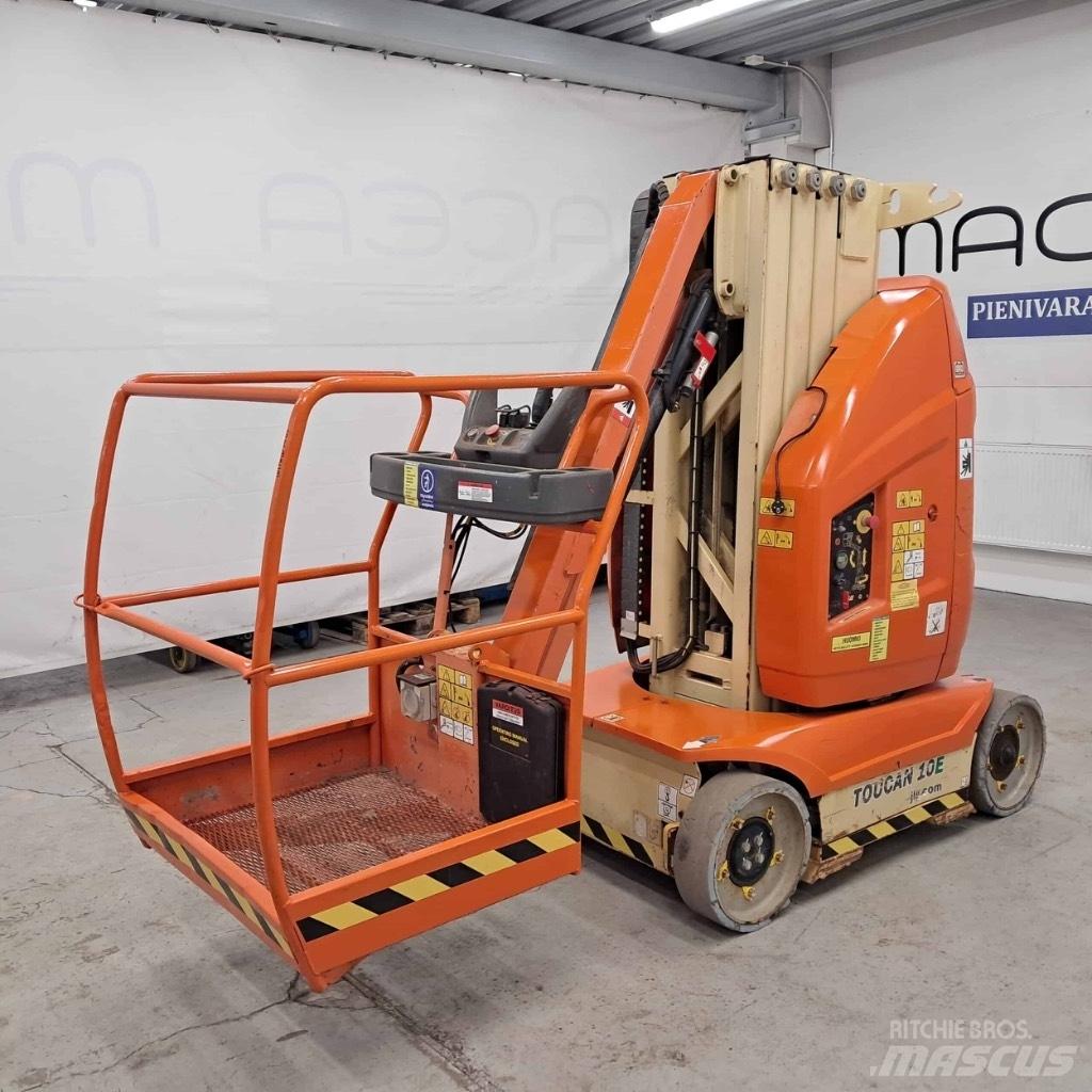 JLG Toucan 10 E Vertikālie pacēlāji