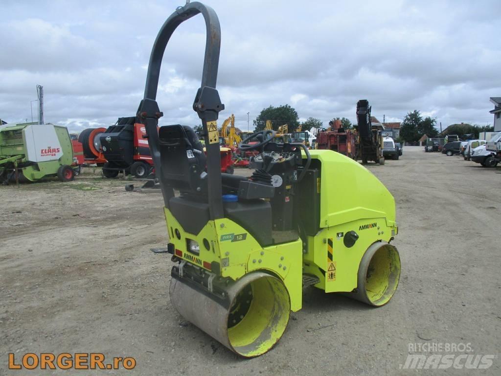 Ammann ARX 12 Divvalču grunts veltņi