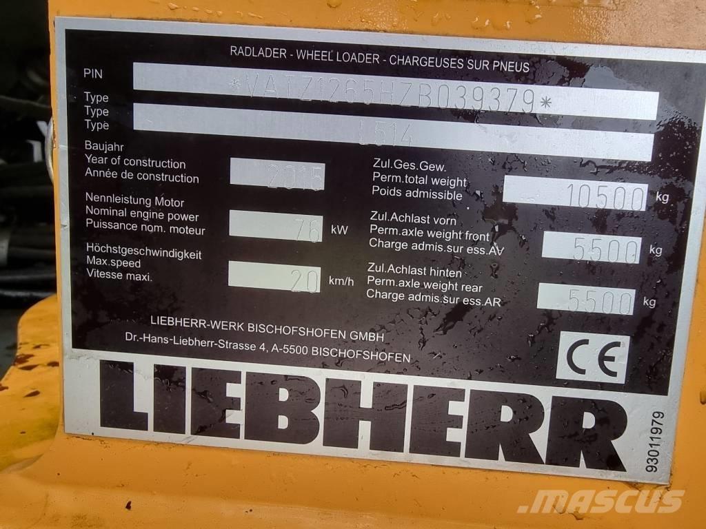 Liebherr L 514 Iekrāvēji uz riteņiem