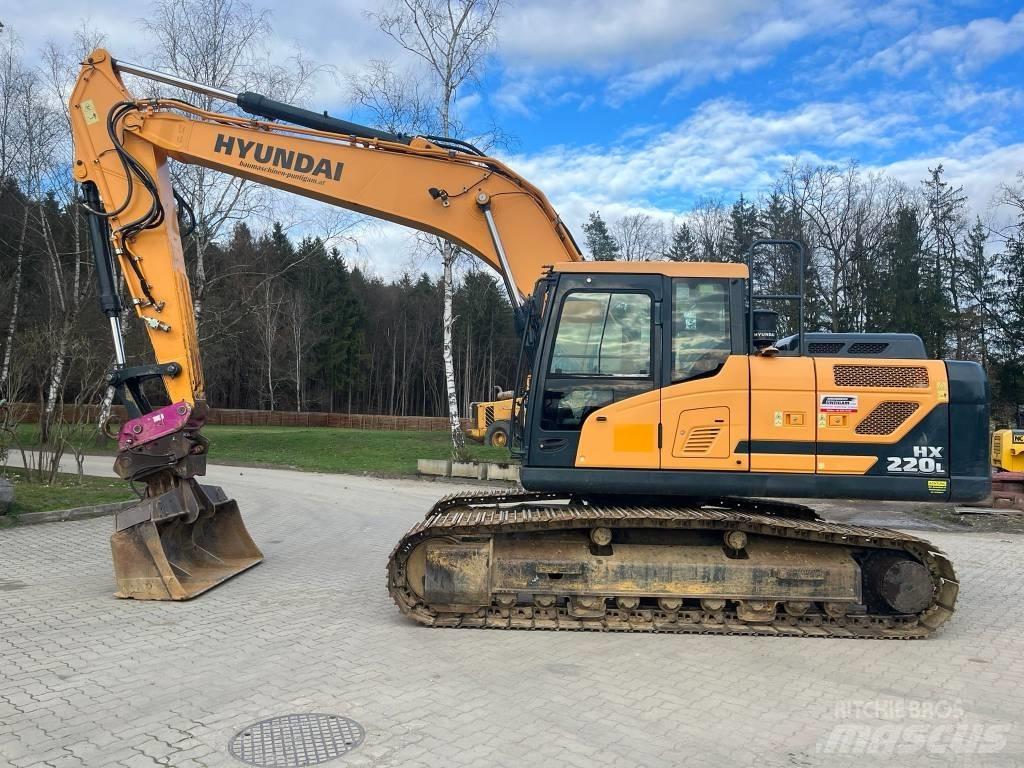 Hyundai HX 220 L Kāpurķēžu ekskavatori
