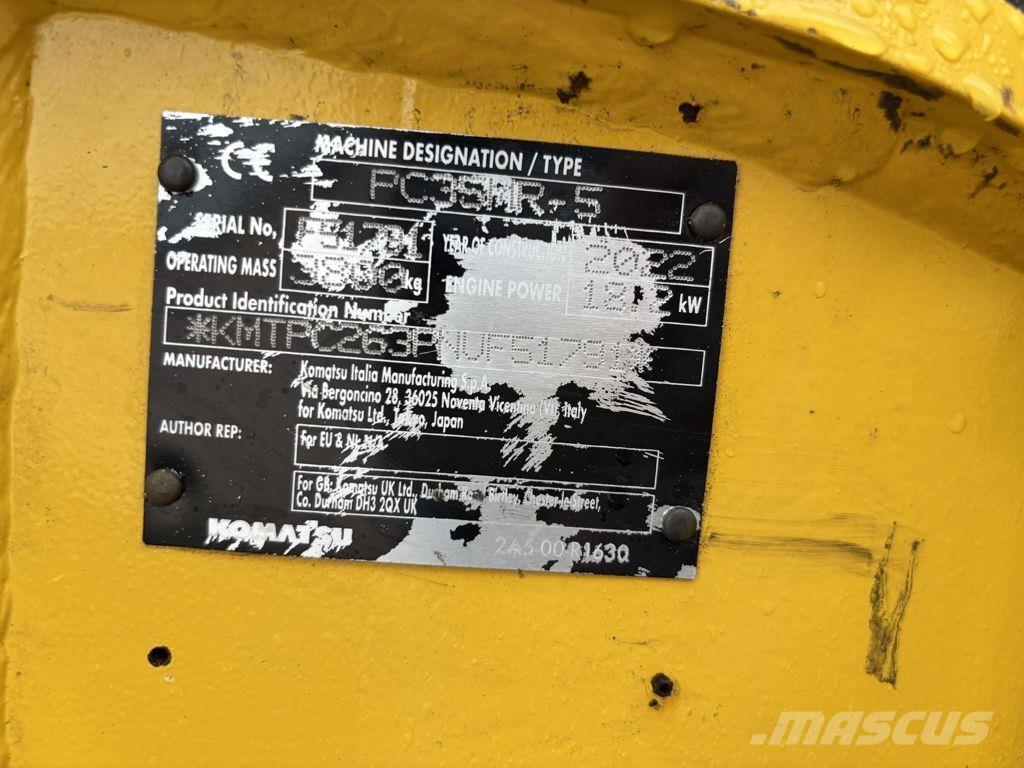 Komatsu PC35 Mini ekskavatori < 7 t