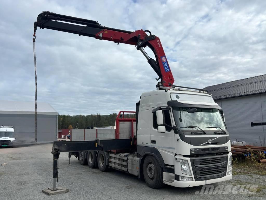 Volvo FM 500 Smagās mašīnas ar celtni