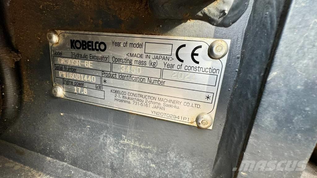 Kobelco SK 30 SR-6E Mini ekskavatori < 7 t