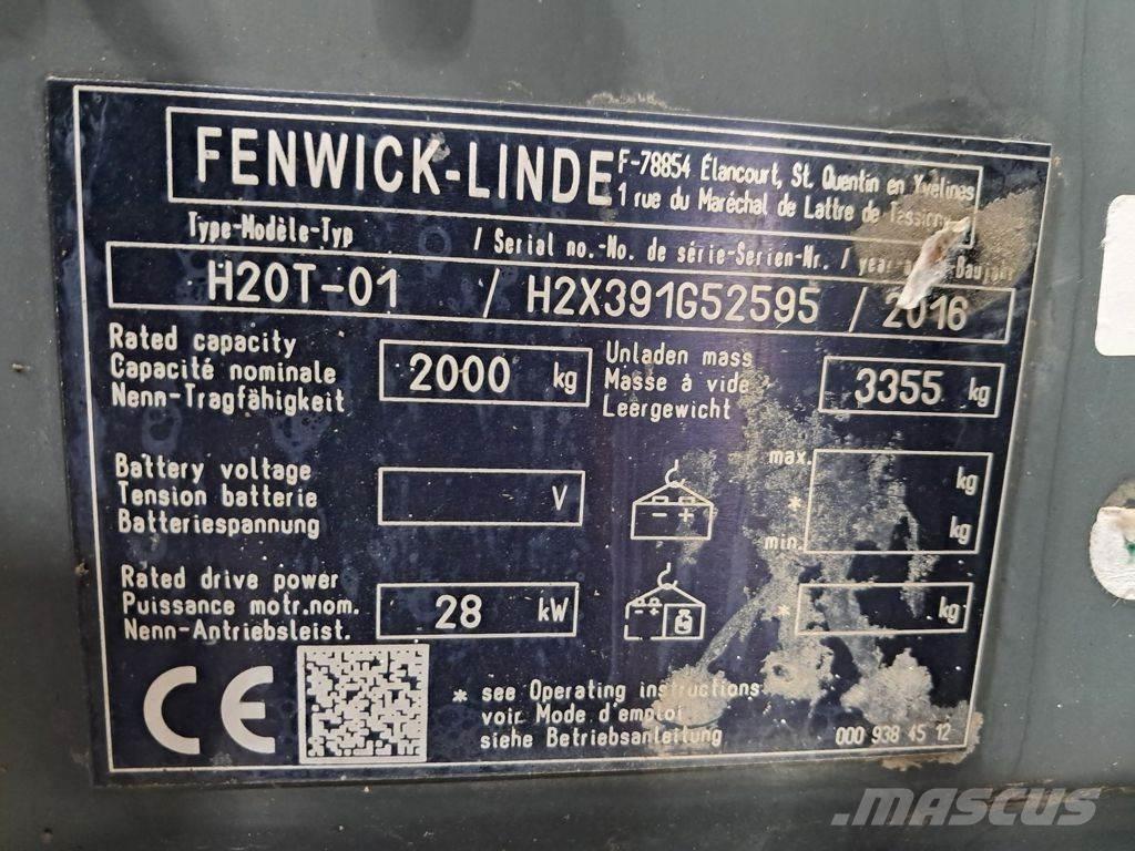 Linde H20T-01 LPG tehnika