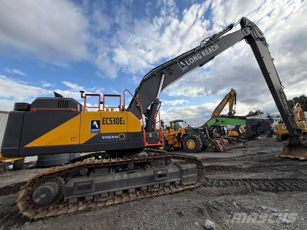 Volvo EC 530 EL Ekskavatori tālās sniedzamības darbiem