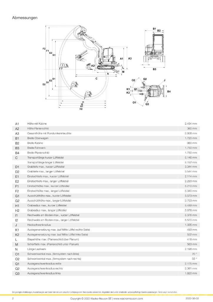 Wacker Neuson ET 42 Kāpurķēžu ekskavatori