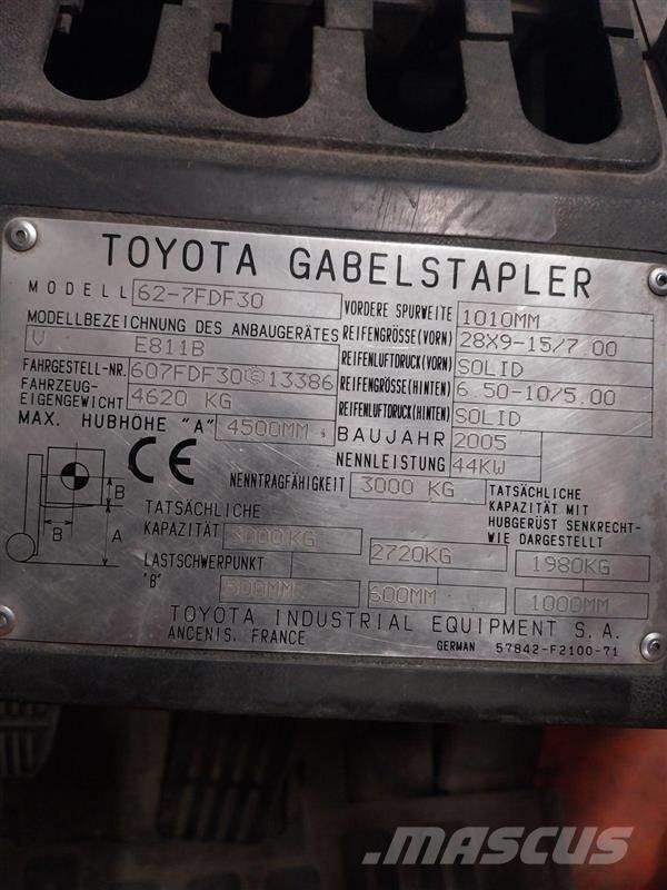 Toyota 62-7FDF30 Autokrāvēji - citi