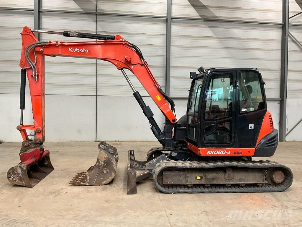 Kubota KX 080-4 Vidēja lieluma ekskavatori 7 t - 12 t