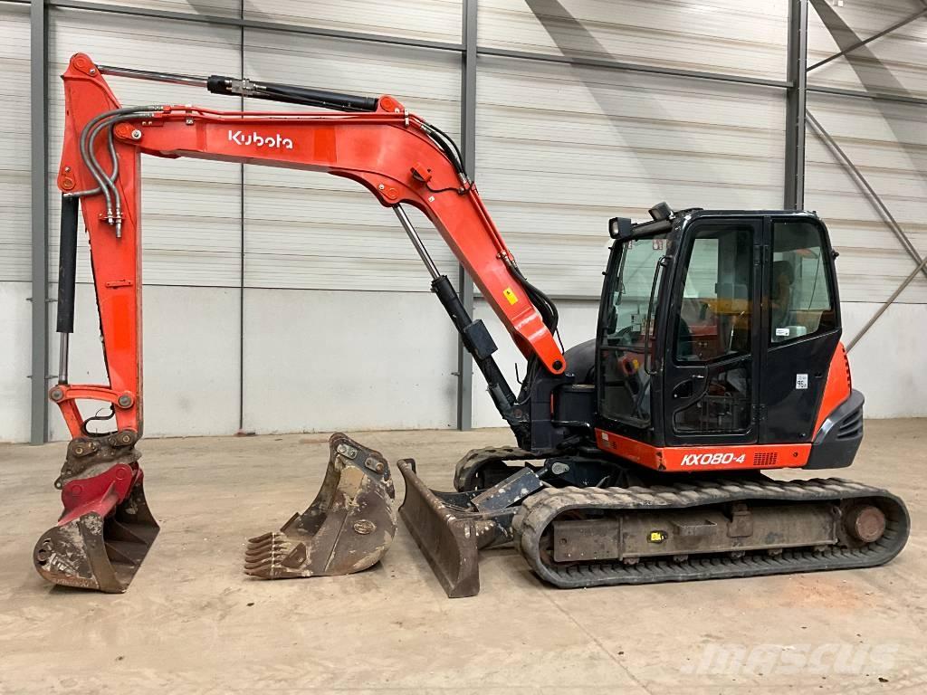 Kubota KX 080-4 Vidēja lieluma ekskavatori 7 t - 12 t
