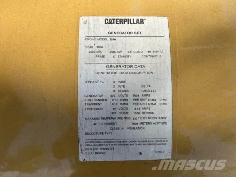 CAT SR4 - 827 frame Citi ģeneratori