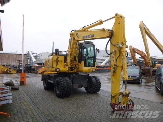 Komatsu PW 140-7 Ekskavatori uz riteņiem