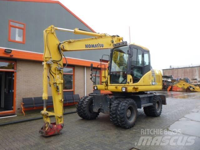 Komatsu PW 140-7 Ekskavatori uz riteņiem