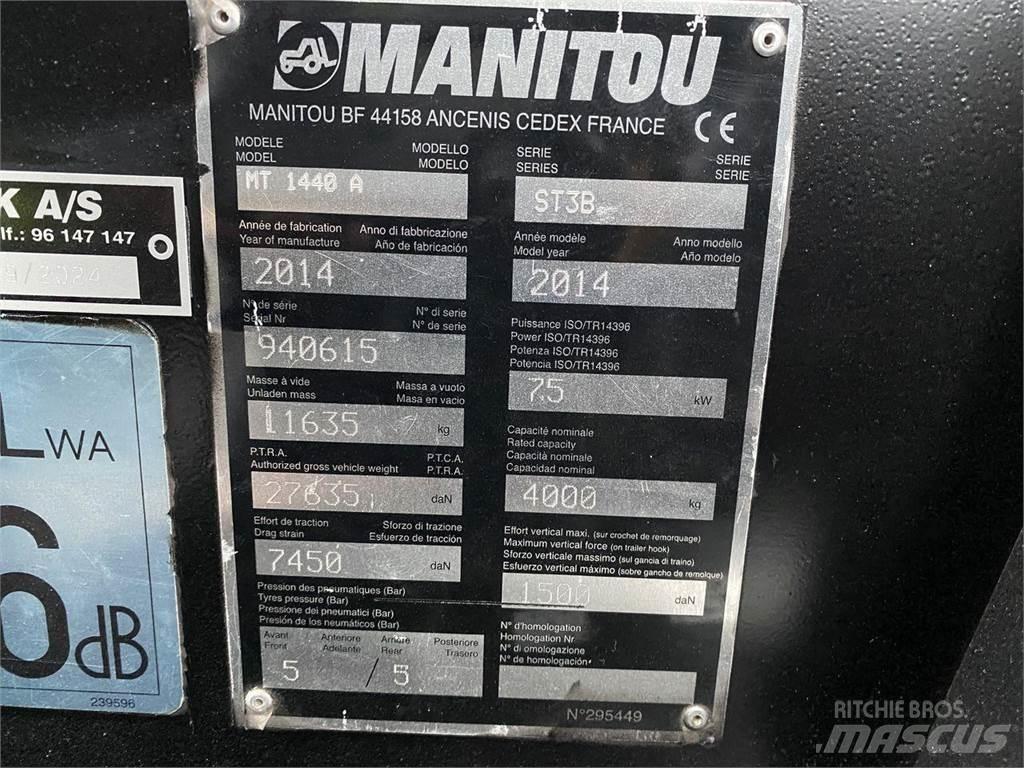 Manitou MT1440A Teleskopiskie manipulatori