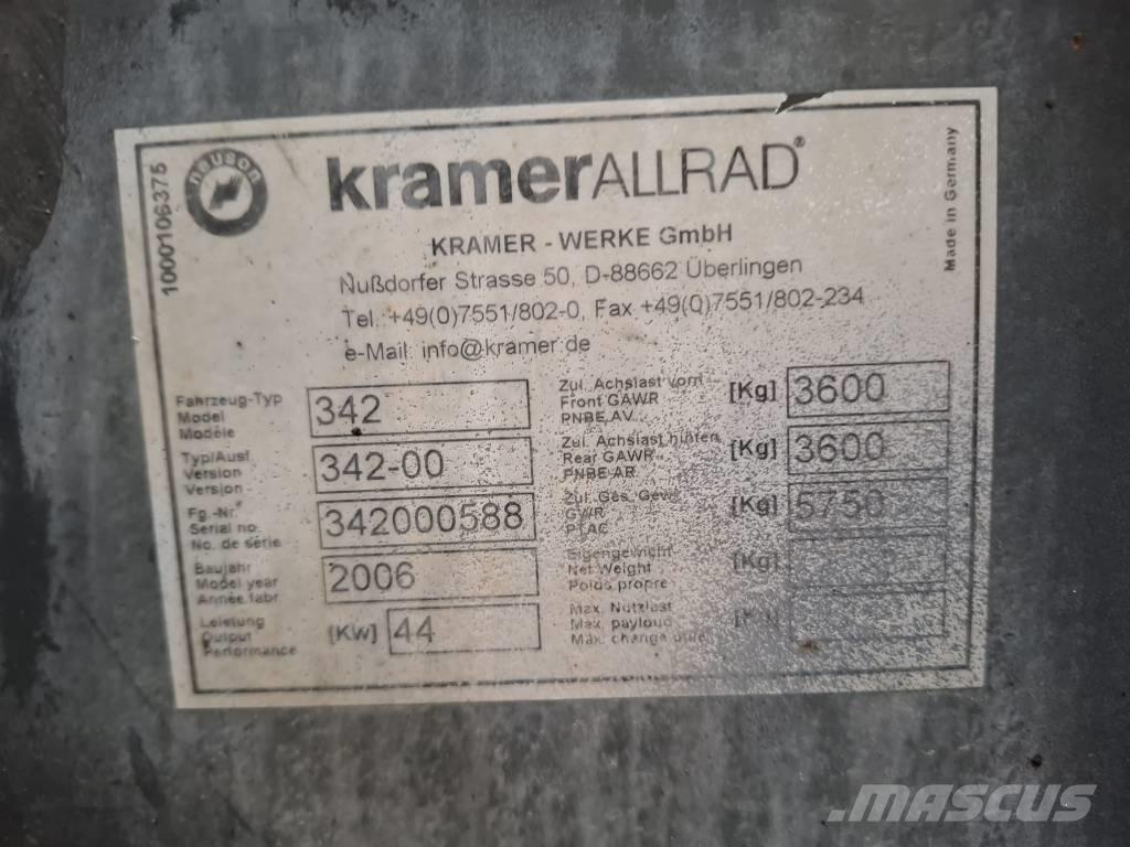 Kramer 380  *** Tarjous *** Iekrāvēji uz riteņiem