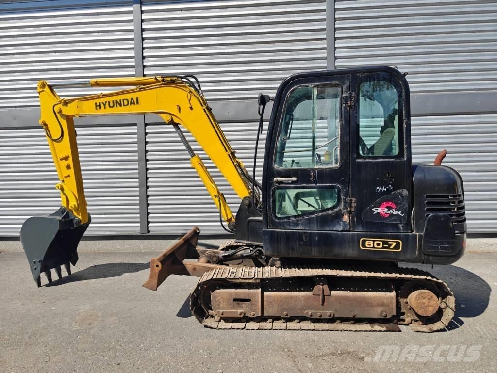 Hyundai R 60-7 Mini ekskavatori < 7 t