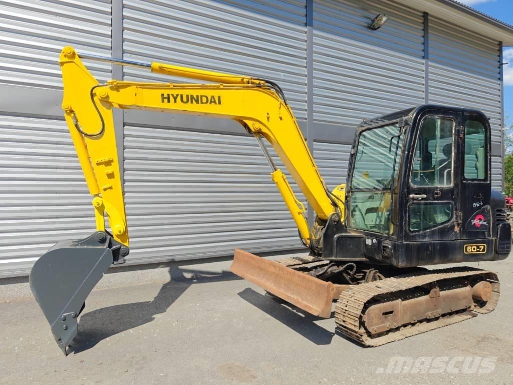 Hyundai R 60-7 Mini ekskavatori < 7 t