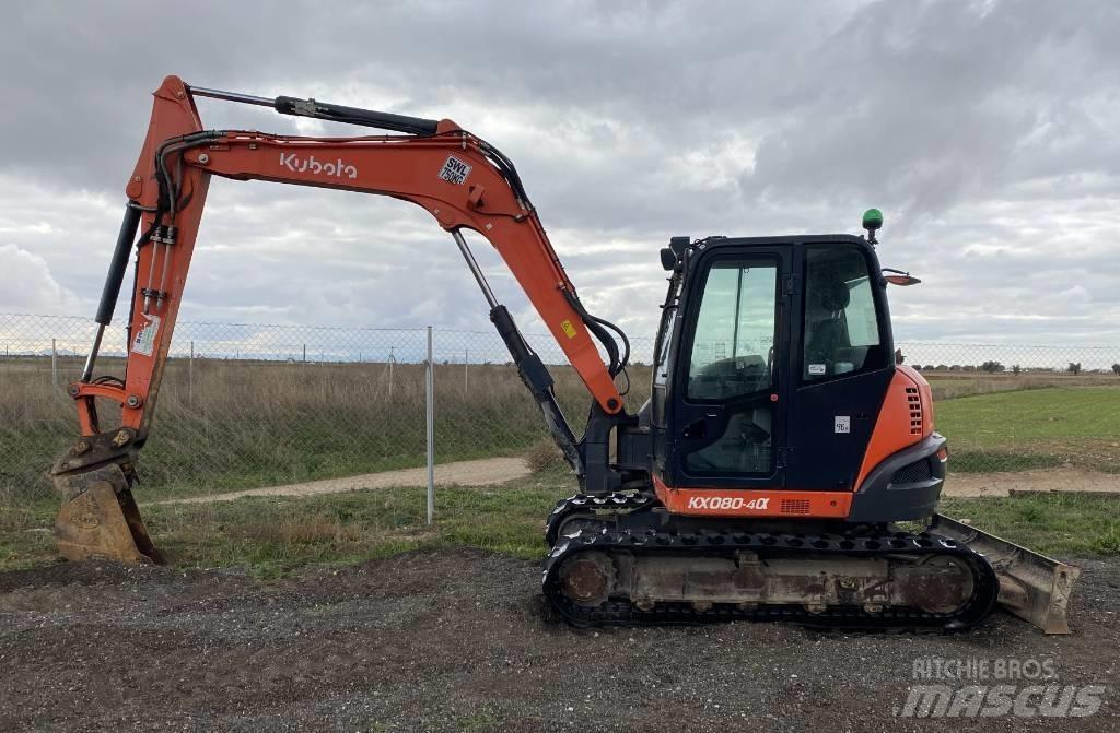 Kubota KX 080-4 Vidēja lieluma ekskavatori 7 t - 12 t