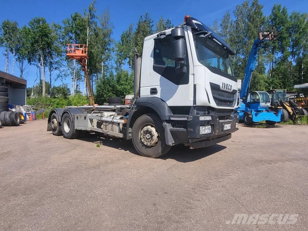 Iveco Stralis-360 Platformas/kravas mašīnas ar vinču
