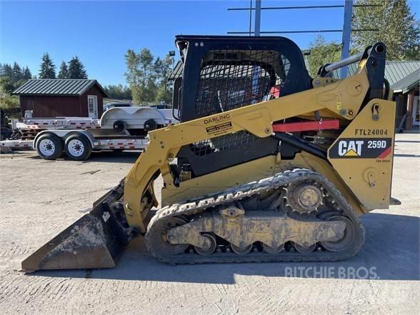 CAT 259D Lietoti riteņu kompaktiekrāvēji