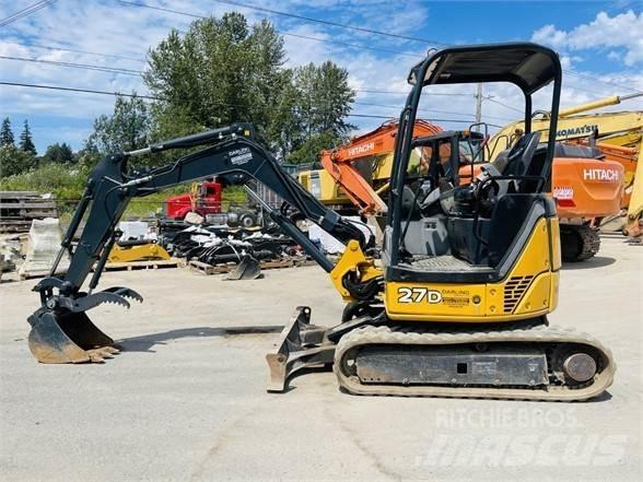 John Deere 27D Mini ekskavatori < 7 t