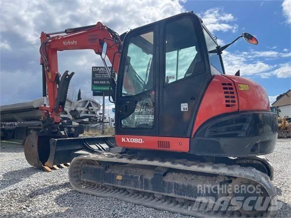 Kubota KX080-4 Kāpurķēžu ekskavatori