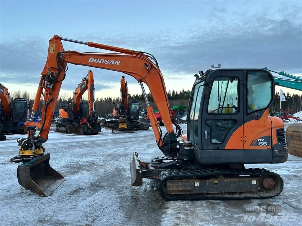 Doosan dx55 Mini ekskavatori < 7 t