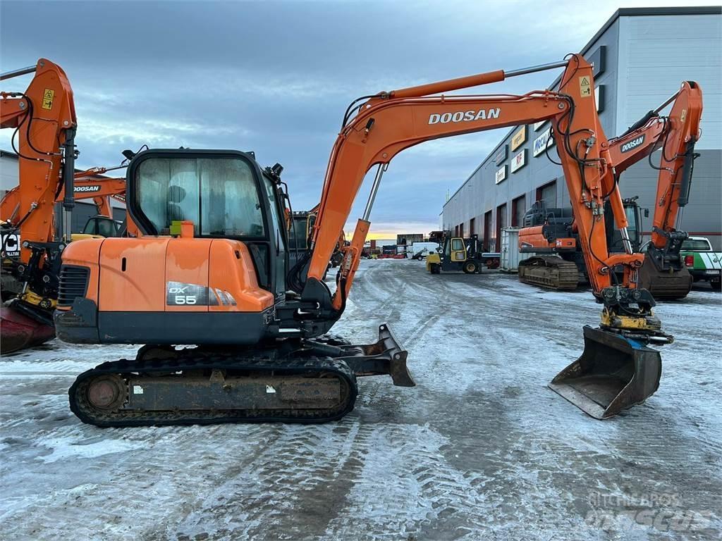 Doosan dx55 Mini ekskavatori < 7 t