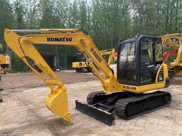 Komatsu PC56-7 Kāpurķēžu ekskavatori