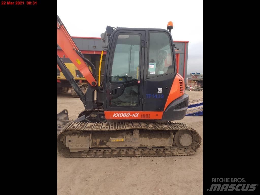 Kubota KX 080-4 Vidēja lieluma ekskavatori 7 t - 12 t