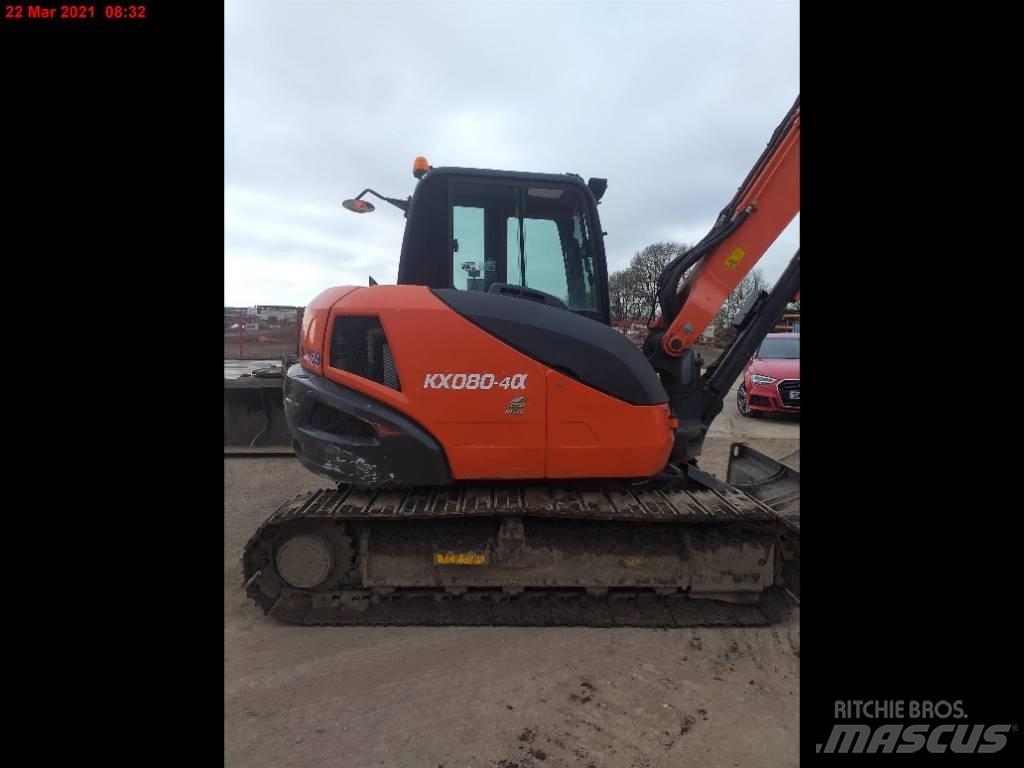 Kubota KX 080-4 Vidēja lieluma ekskavatori 7 t - 12 t
