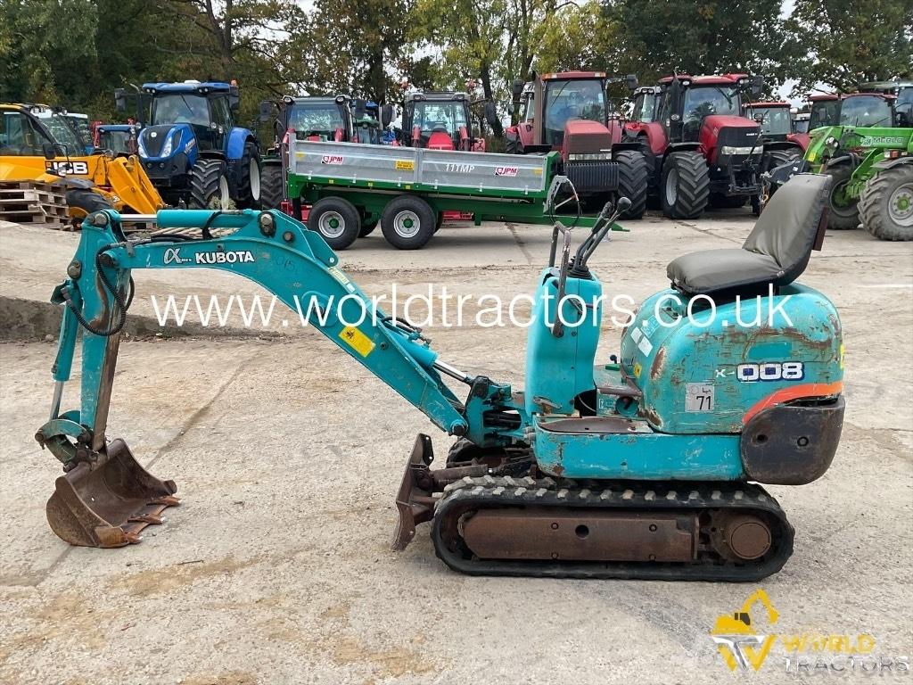 Kubota K 008 Mini ekskavatori < 7 t