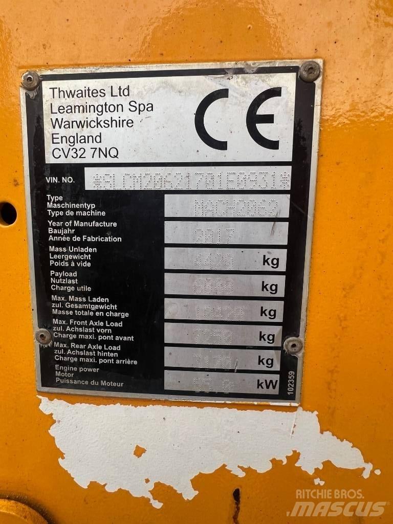 Thwaites MACH 2062 Artikulētie pašizgāzēji