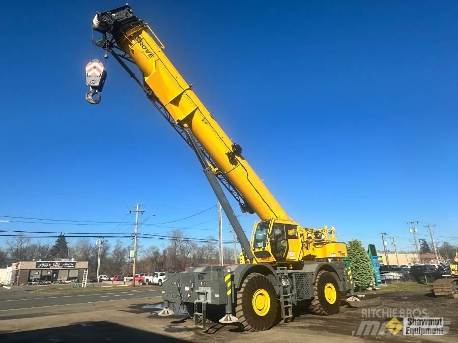 Grove GRT 8100 Celtņi nelīdzenām virsmām