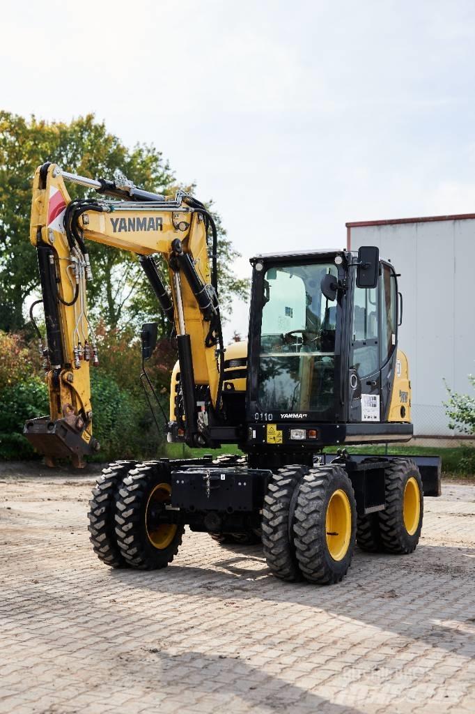 Yanmar B 75 W Ekskavatori uz riteņiem