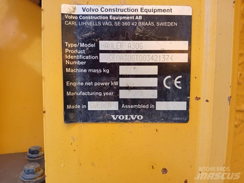 Volvo A 30 G Artikulētie pašizgāzēji